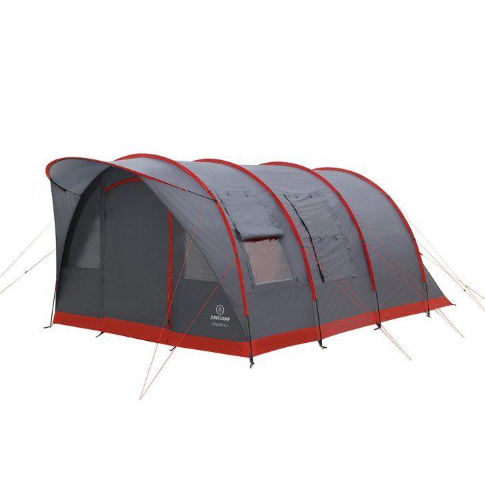 Tente de camping - JUSTCAMP - Z3598 - 5 Personnes - Imperméable - Tunnel avec auvent