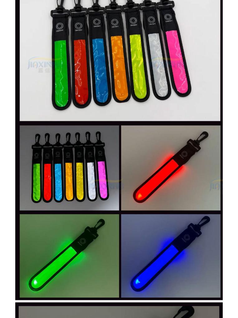 LED Flashing Signal Light for Backpacks - Outdoor Reflective Warning Pendant