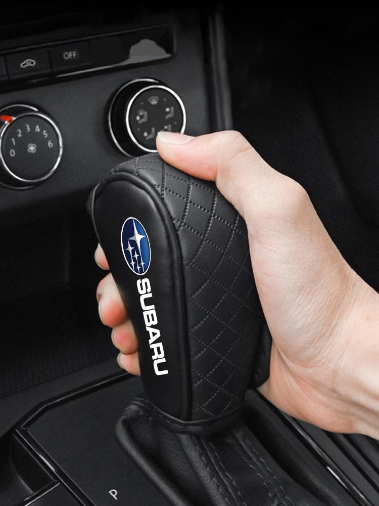 For Subaru STI Impreza Legacy WRX BRZ XV Forester Crosstrek Outback Ascent Car Center Console Gear Shift Knob Cover Handle Case Y15