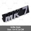 OPQ1 2026 Hot VOLKSWAGEN 3D Black Silver MK5 MK6 MK7 Mk8 Car Front Grill Emblem Car Stickers for Volkswagen VW Golf GTI MK 5 MK 6 Mk