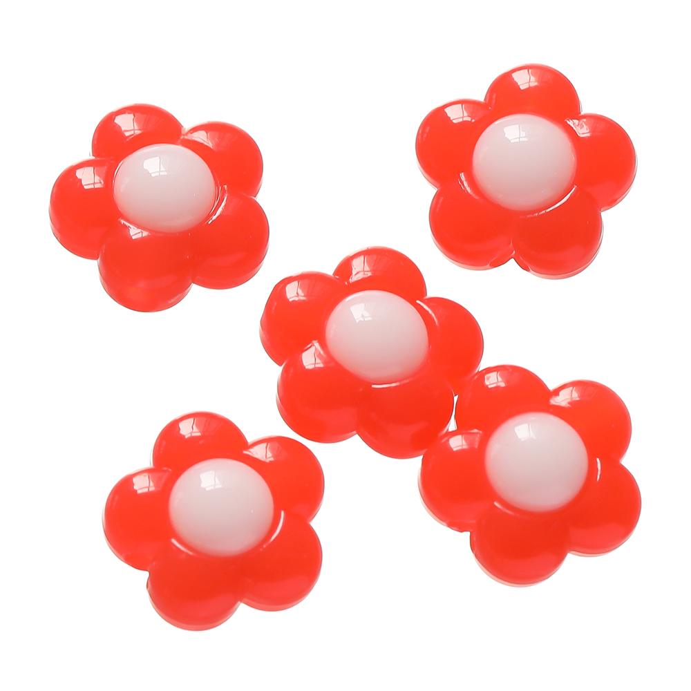 5-10 Stück/Los Gelee-Farbe Blume Acrylperlen Bunte Abstandshalterperlen Für Halskette Bastelarbeiten DIY Herstellungszubehör Großhandel
