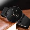 Fashion Mens Watches Top Brand Luxury Quartz Watch Men Casual Slim Mesh Steel Waterproof Sport Watch Relogio Masculino