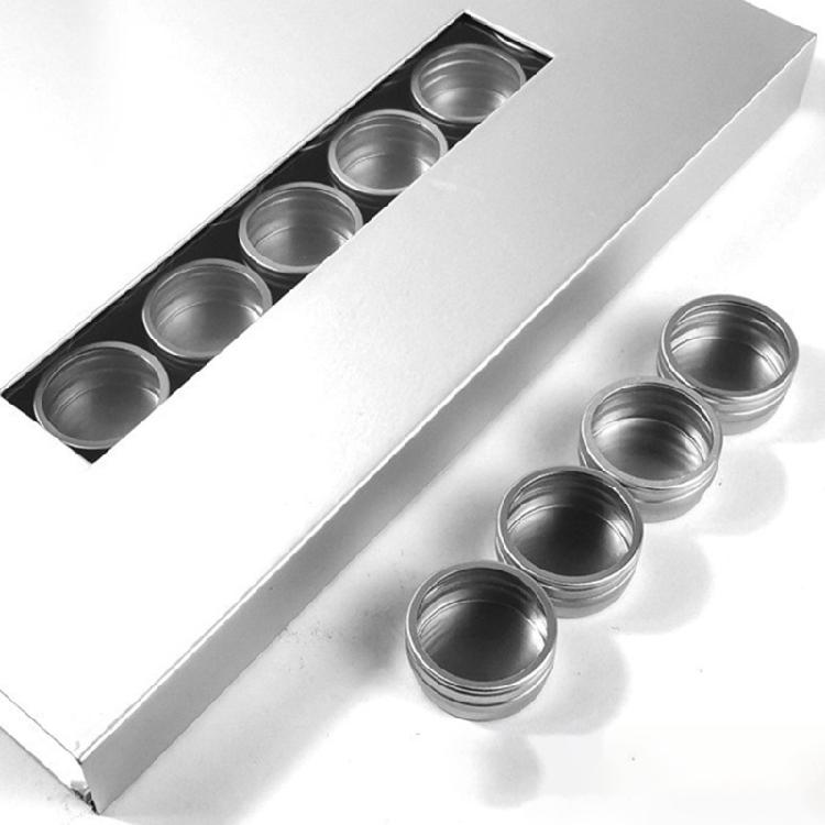 Nail Art Container 35 Detachable Aluminum Trays Hardened Foam Base For Decoration Storage Box Lightweighted