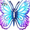 Waterproof Metal Wall Ornaments Butterfly Decorations, Garden Art Sculpture, Decorative Pieces Weatherproof Hanging Decor for Patio Fence Home