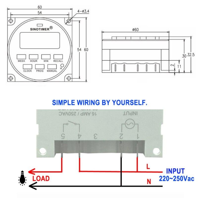 Digital Timer Wiring Diagram Wiring Diagram