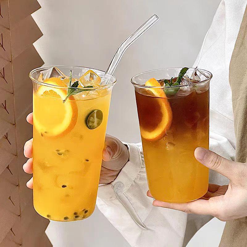 High-Value Cafe-Style Borosilicate Glass Cup for Coffee, Cold Drinks, or Water