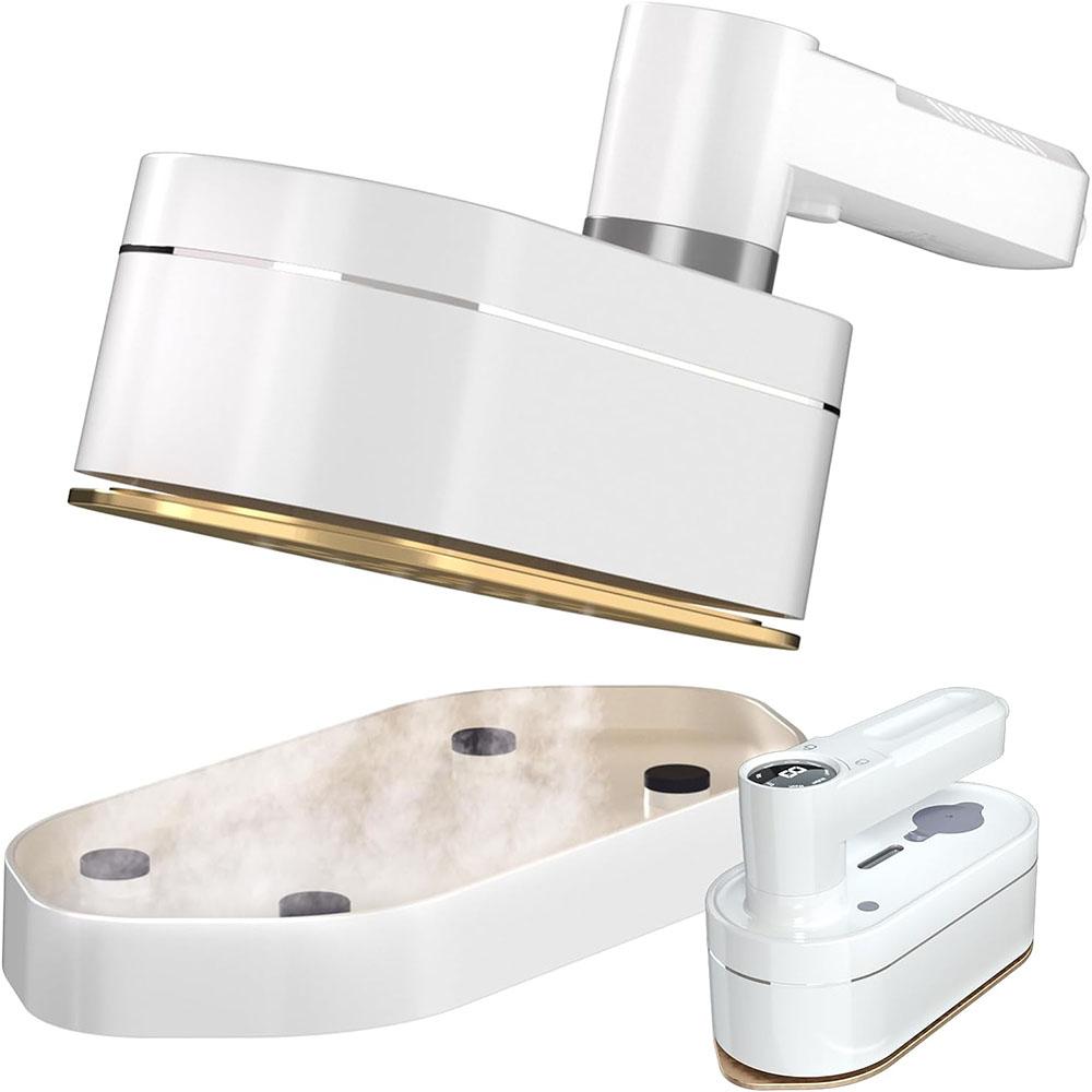 Portable Mini Travel Steam Iron for Clothes 8 Mode Adjustment Temperature and Wet/Dry Ironing Option with 180 Degree Rotation Travel Steamer