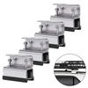 4PCS Van Roof Rack Mount Kit For PROMASTER For Boxer For DUCATO For JUMPER Stainless Steel RVs Photovoltaic Brackets Roof Racks