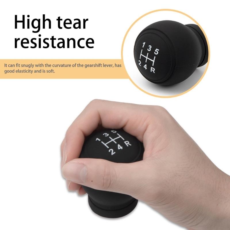 High Tear Resistant Silicone Gear Shifts Cover Flexible Strong Not Slip Designs Covers For Car Gear Knob Protection