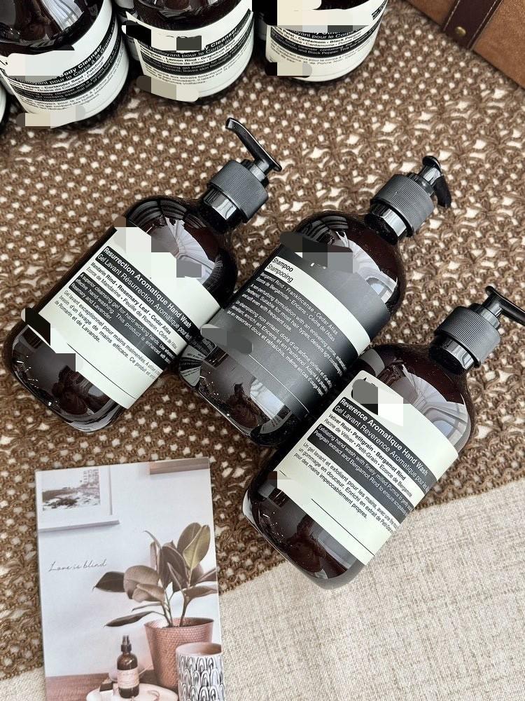 Aesop Reverence Hand Wash, Balm & Geranium Body Wash & Lotion Set 500ml Geranium Body Wash