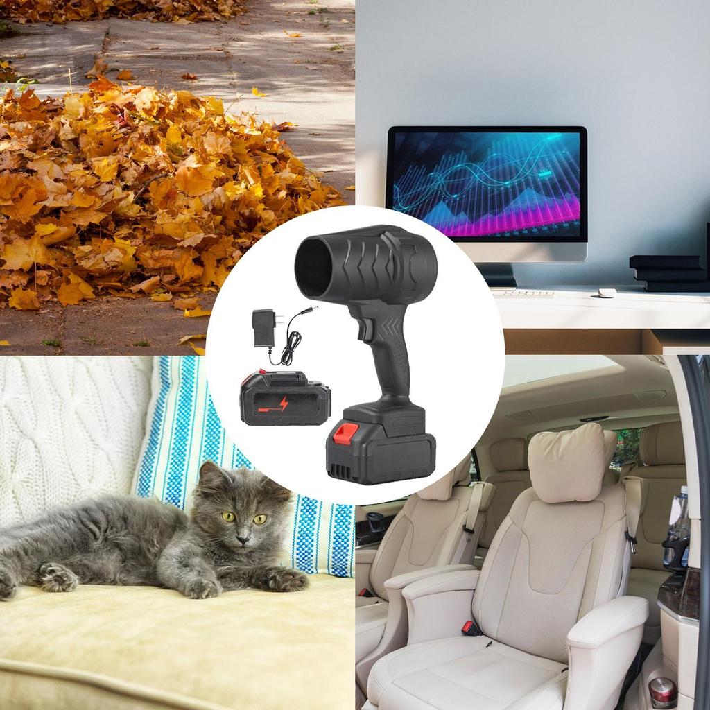 Car Blower For Drying Adjustable Duster Patio Cleaning Handheld Snow Leaf Blower For Home Professionals Detailers Drivers RV SUV