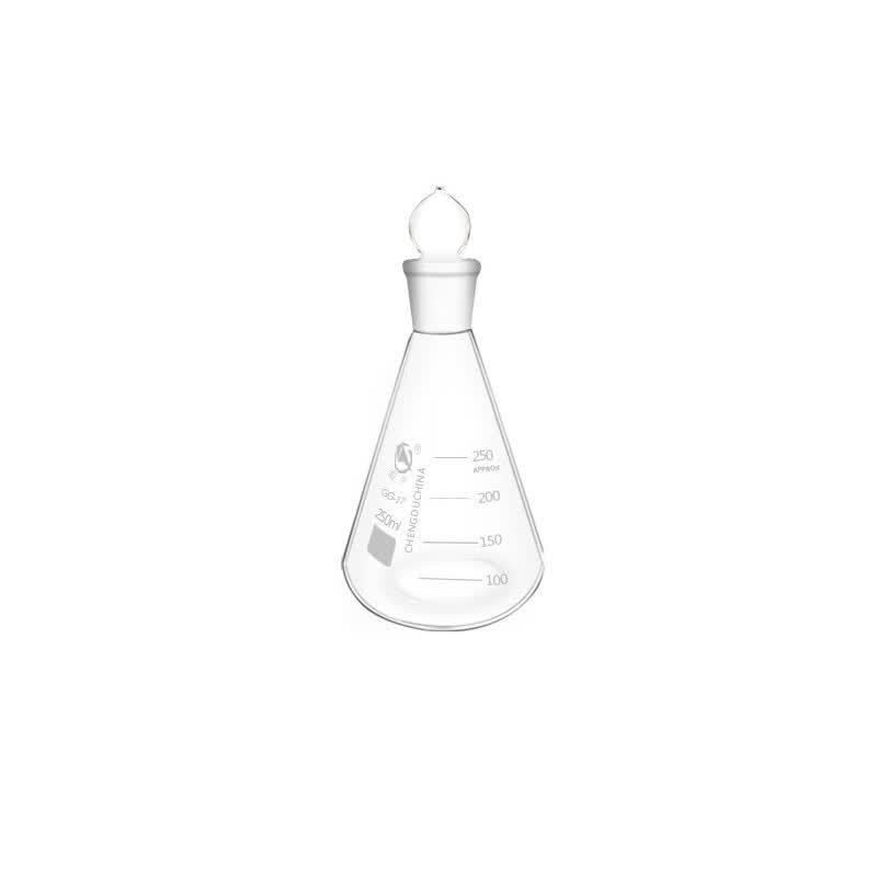 JUYUAN Erlenmeyer Flask with Stopper 250ml