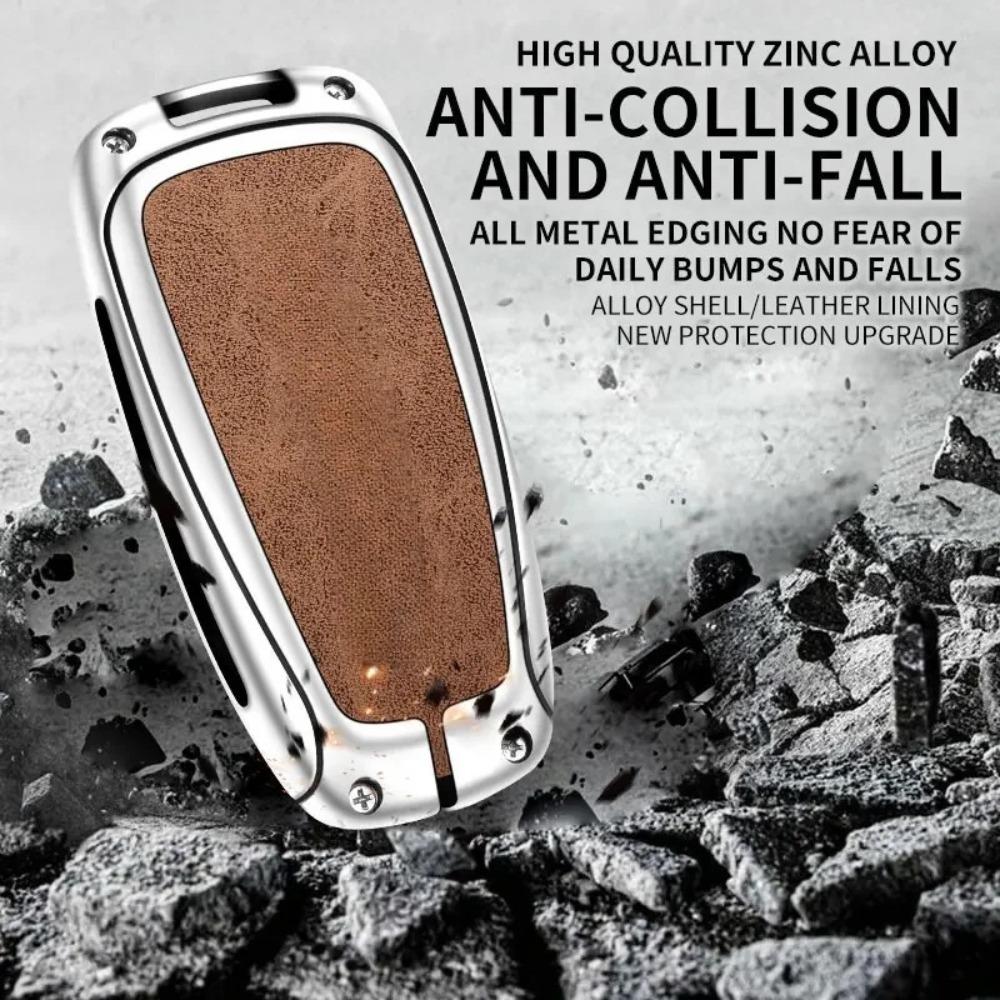 Zinc Alloy Car Remote Key Case for Ford Raptor F150 Remote Control Protector for Ford F-150 RAPTOR Car Key Cover Car Accessories
