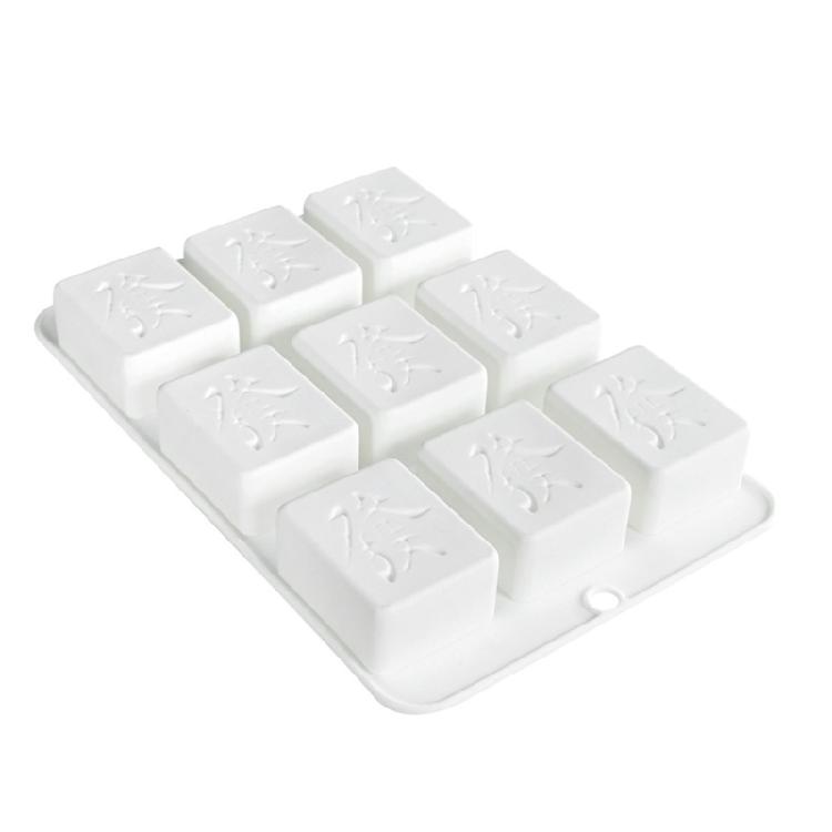 Festival Chinese Character Silicone Molds Durable Baking Tray For Birthday Parties Dessert Commercial Homes Kitchen Use