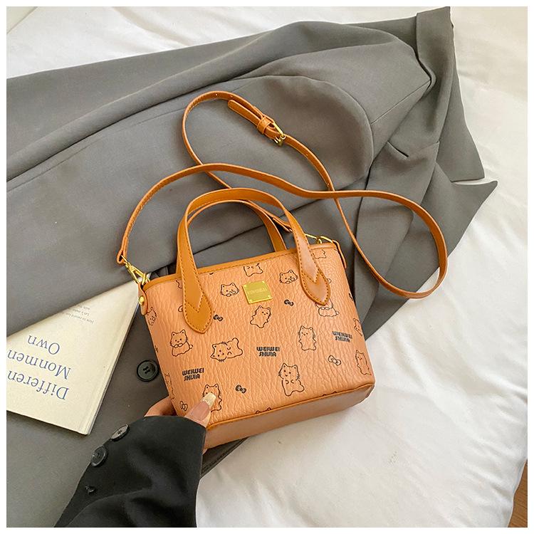 Today's Popular Bags, New Autumn and Winter Texture Niche Shoulder Bags, Versatile Messenger Bucket Bags