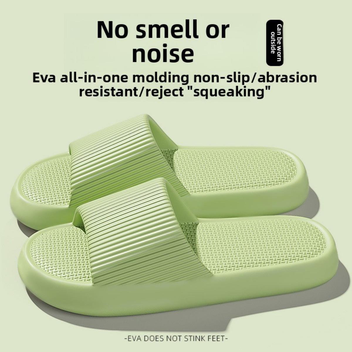 

Жіночі EVA шльопанці - М які, Нековзкі, Легкі Взуття для дому/вулиці на літо, Стиль препі, Ручне прання, Сандалі з верхом з EVA для дому 38-39