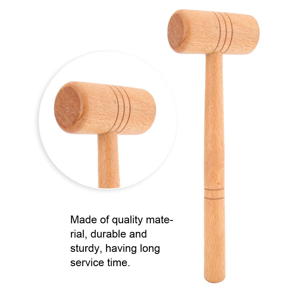 2Pcs Set Hammer Wooden DIY Making Repair Jewelry Metal Processing Tool
