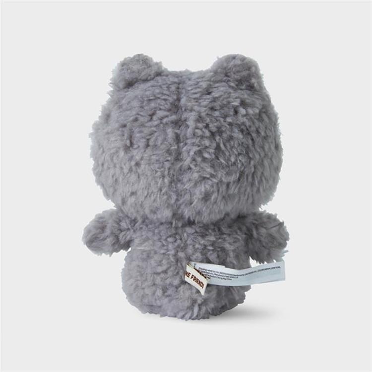 LINE FRIENDS Color Brown Gray Small Sitting Doll