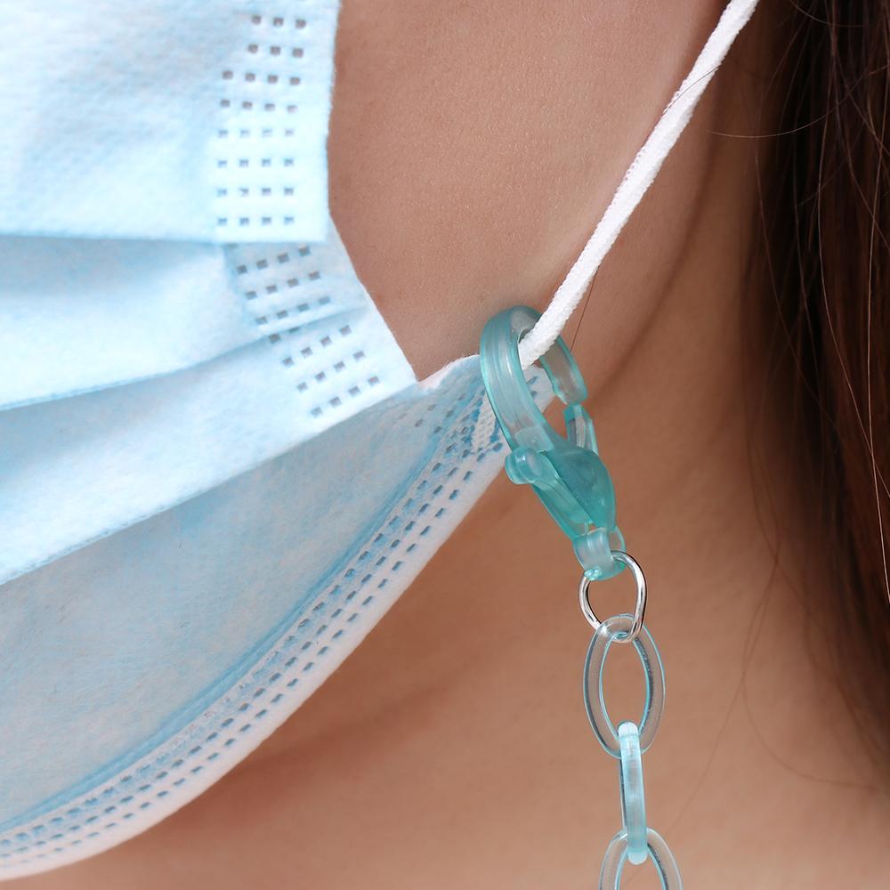 Sunglasses Mask Chain Candy Colors Glasses Lanyard Glasses Chain Necklace Acrylic Neck Rope