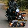 5.75 Inch LED Motorcycle Headlight IP67 Waterproof DRL Turn Signal Projection Headlamp