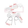 Harley Cruiser Prince Modified Retro Motorcycle Spring Seat with Movable Front Mounting Bracket