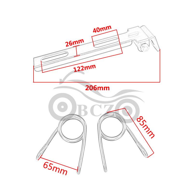 Harley Cruiser Prince Modified Retro Motorcycle Spring Seat with Movable Front Mounting Bracket