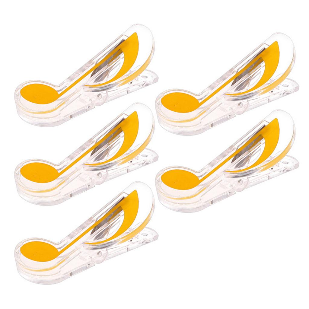 Book Paper Sheet Clip Big Size Spring Score Funny Music Paper Folder Clip Decor Musical Notation Clip Music Page Holder