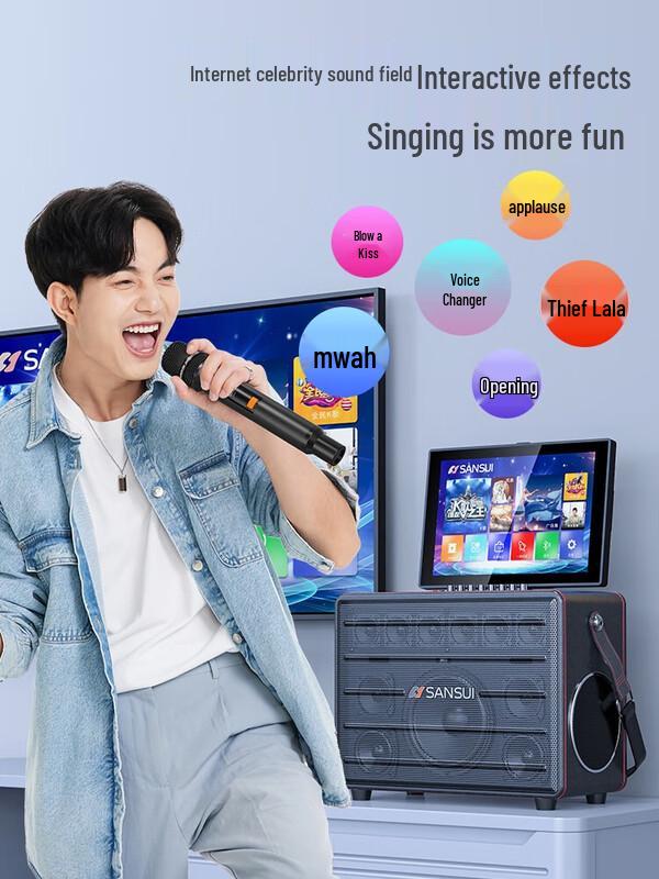 SANSUI All-in-one KTV & Outdoor Speaker System