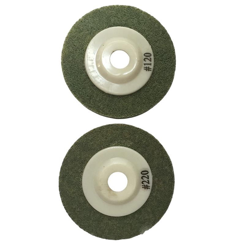 4-Inch Green Fiber Polishing Wheel for Marble, Nylon Wheel for Angle Grinder