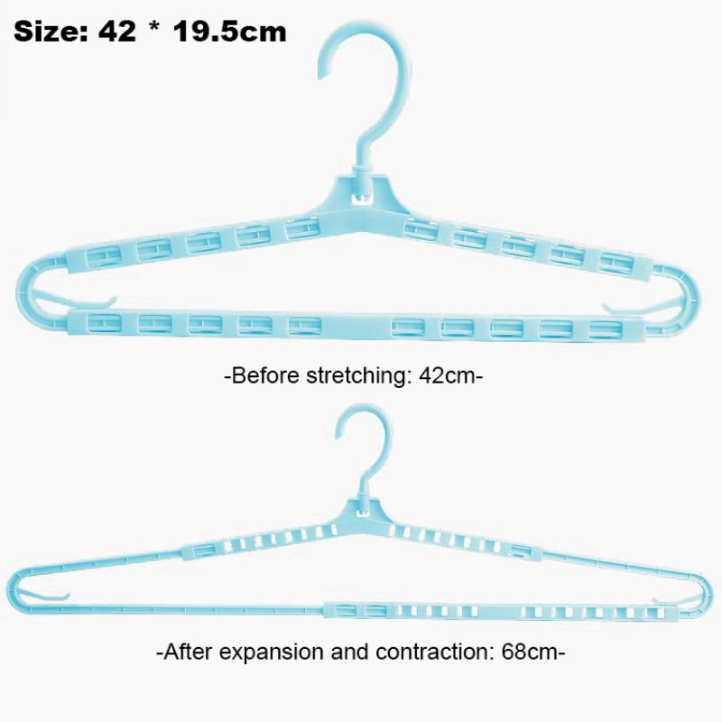 Multi-Function Retractable Towel Hanger Simple Dry And Wet Dual-Use Rotating Towel Hanging Lengthened Non-Slip Hanger