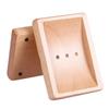 Draining Wood Soap Dish - 2 Pack