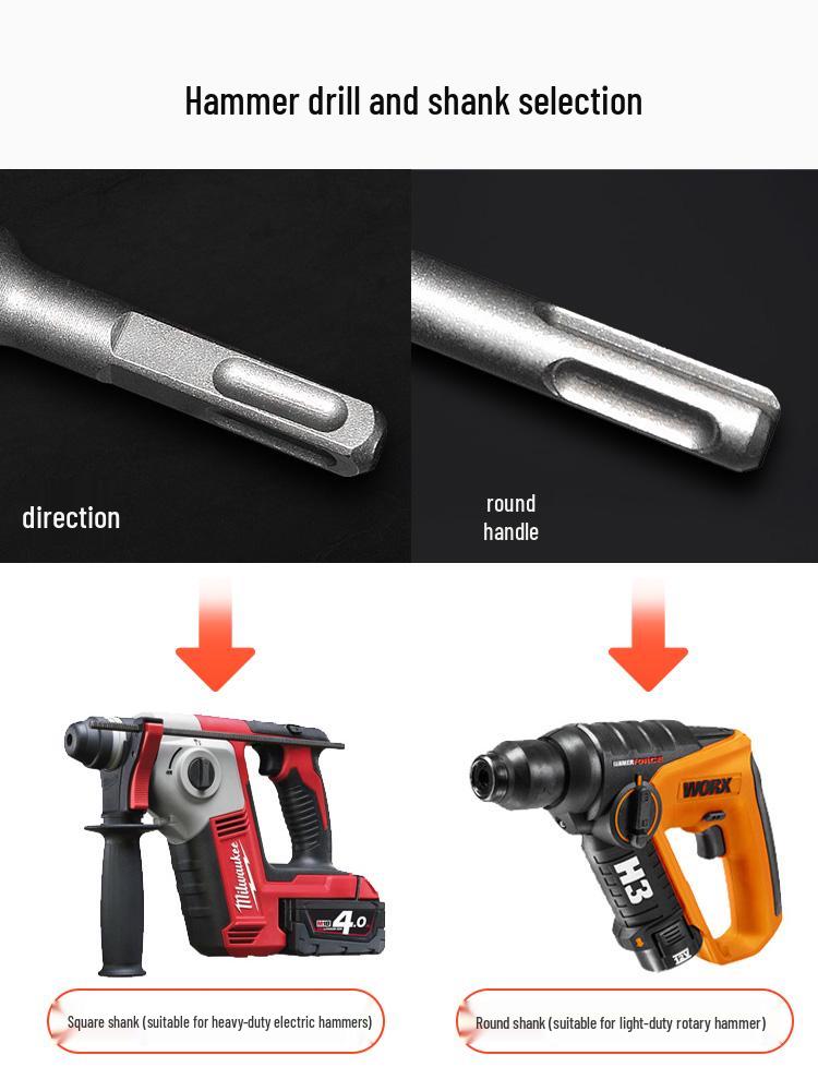 Concrete Wall Hole Opener Drill Bit for AC Installation