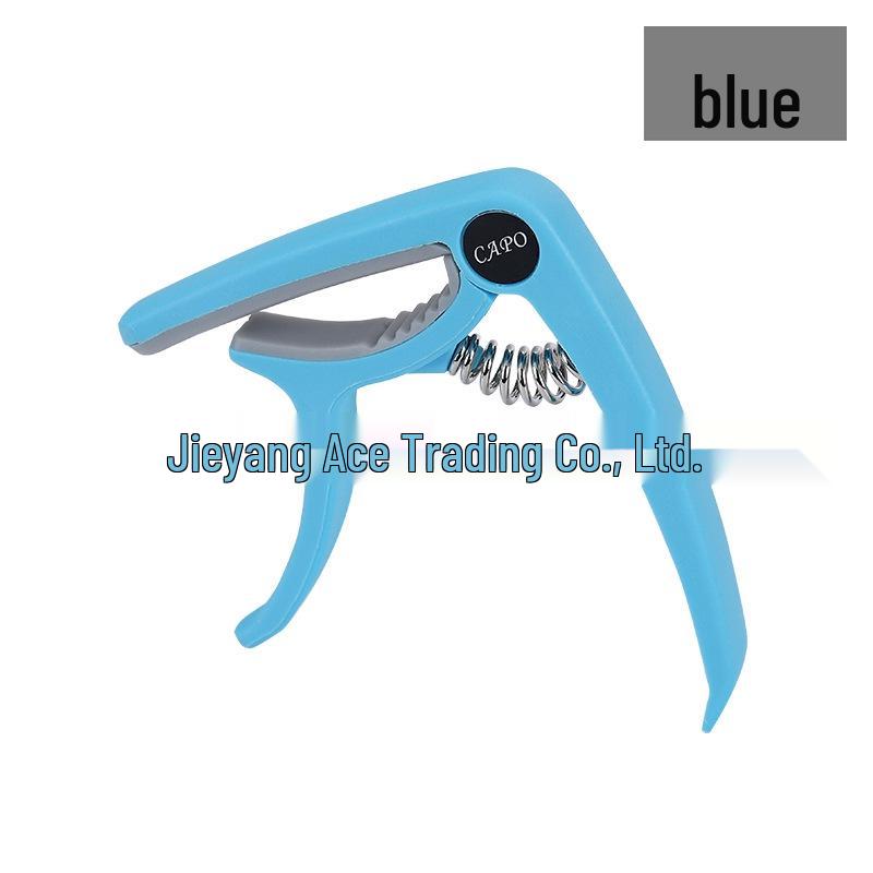 

Universal Dual-Purpose Guitar and Ukulele Capo with Plastic, Steel, and Resin