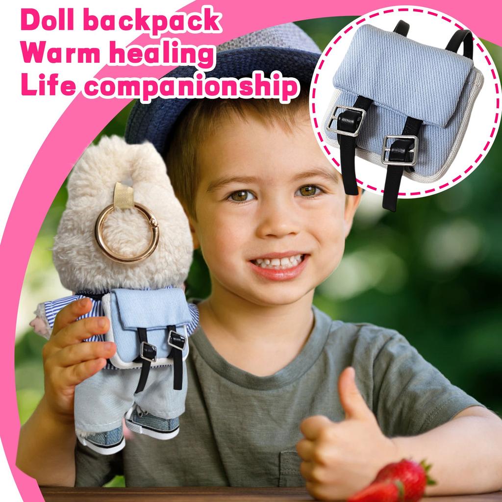 Cute Dress Up Accessories, Miniature Backpack For 17cm Dolls, Doll Accessories Pack For 17cm And 15cm Labubu