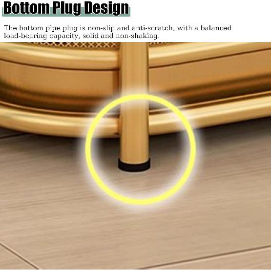 Modern Umbrella Holder, Large Capacity Space Saving Umbrellas Rack Stand with Drip Tray & 4 Non-Slip Mats,Standing Stable Umbrella Organizer, for