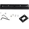 Haoge 220mm Camera Long Slide Quick Release Plate for Sachtler Tripods with Fluid Head (FSB4, FSB6, FSB6T, FSB8, FSB8T, FSB10, FSB10T, DV10 3+3, 5+5 V