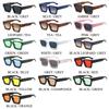 JNPCXI Fashion Square Women Luxury Sunglasses Retro Gradient Blue Designer Men Trending Sun Glasses Shades UV400