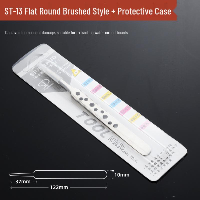 Stainless Steel Precision Tweezers with Curved Scorpion Tip for Eyelash Extension and Nail Art