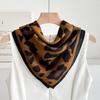 71 Series Neck Cashew Flower Square Scarf Silk Scarf Female Korean Version Versatile Literary and Retro Neck Protection Decorative Small Scarf