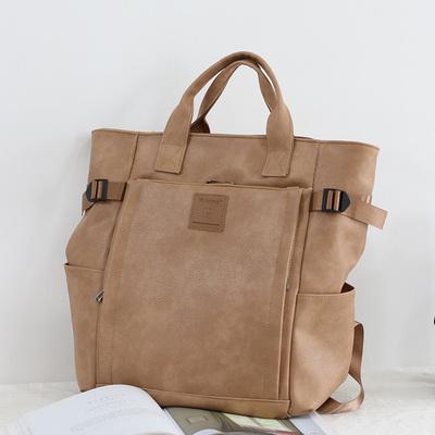 

Designer Women Backpacks PU Leather Travel Men Backpack large capacity School Bags Female big totes student laptop bags bagpack 27x40x18cm хакі
