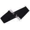 Stretchable Wide Elastic Belt Cinch Dress Cummerbands Metal Buckle Waistband  For Ladies Women