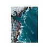 Coastline Blue Ocean Wall Poster Print Sea Reef Nordic Canvas Painting Landscape Modern Home Picture Decoration Living Room Art