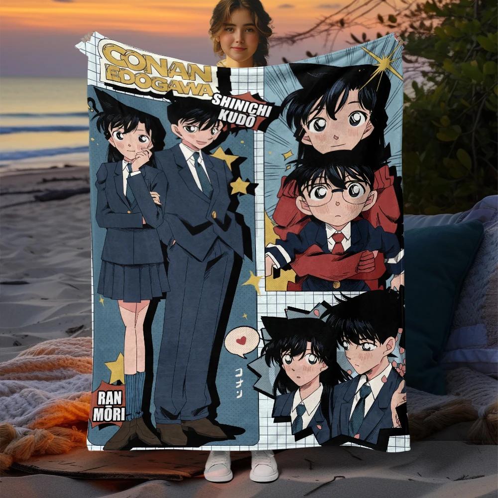 Detective Conan HD Print Blanket.Exquisite,Soft,Comfortable,Nap,travel,work,living Room,bedroom,Chair,sofa,Picnics,Blankets,Gift