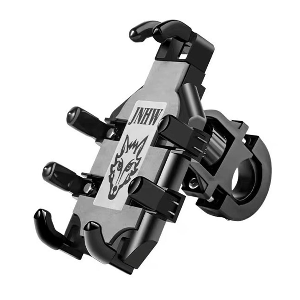For Smartphones 360 Degree Rotation Motorcycle Phone Holder 360 Degree Rotating Phone Bracket Sturdy Aluminum Alloy