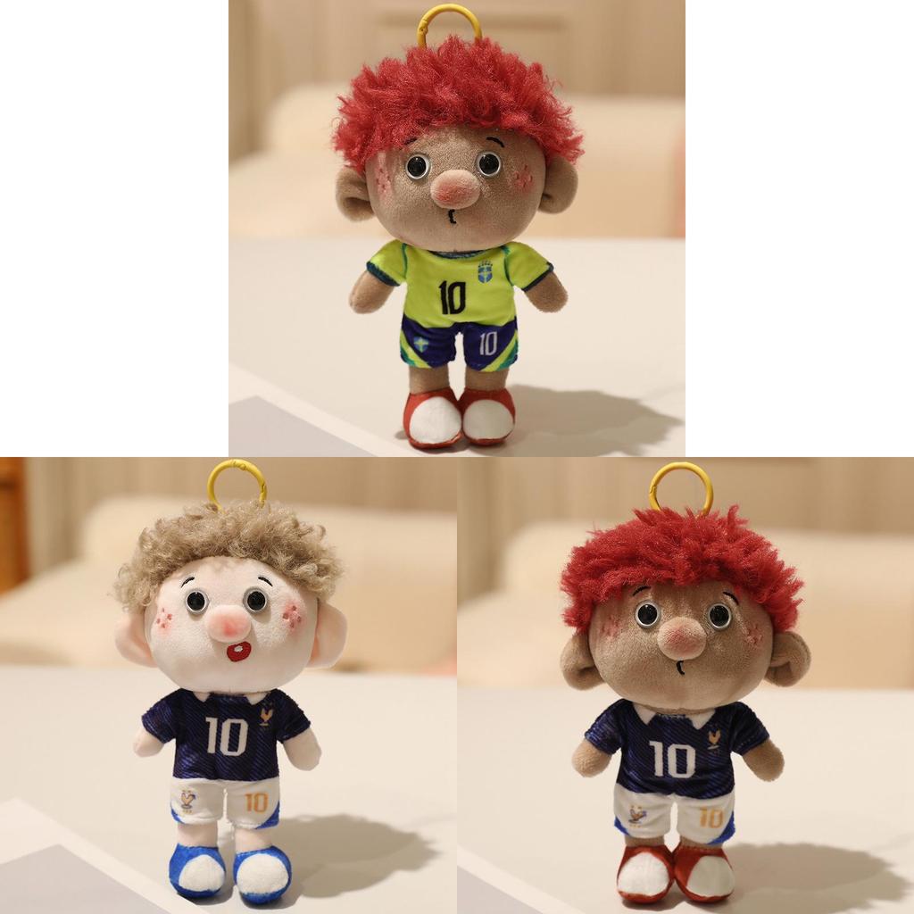 World Cup Plush Keychain With Soft Pp Cotton Filling For Soccer Fans