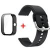 Watch Band + Protector Case for CMF By Nothing Watch Pro Strap Sports Silicone Replacement Wristband Correa for CMF Watch Pro Bracelet Belt 22mm
