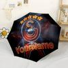 Galatasaray1 Personalized Name Umbrella Portable Automatic Umbrella Folding Umbrella with 8 Ribs Lightweight Travel Essential Fashion Lovers
