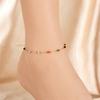Non-fading Beads Bracelet Stainless Steel Beads Necklace Bracelet Fashion Anklets  Gift