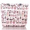 Beach Bag with Beauty Motif and Zipper
