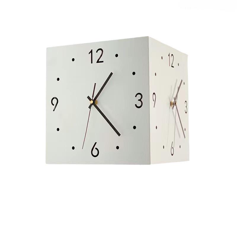 Modern Silent Double-Sided Wall Clock for Living Room